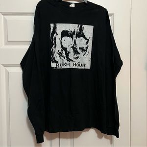 Vintage 2000 Original Rush Hour Long Sleeve Band Shirt Size XL